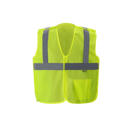 2W International Lime Five Point Breakaway Vest, 4X-Large, Lime, Class 2 B520C-2 4XL